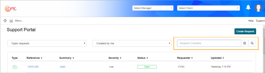 Search requests 